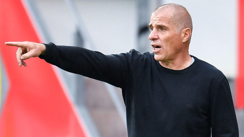 Admira-Coach Klaus Schmidt: "Möchte gerne bleiben"