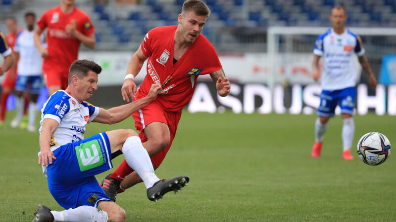 Admira jubelt trotz Niederlage gegen Hartberg
