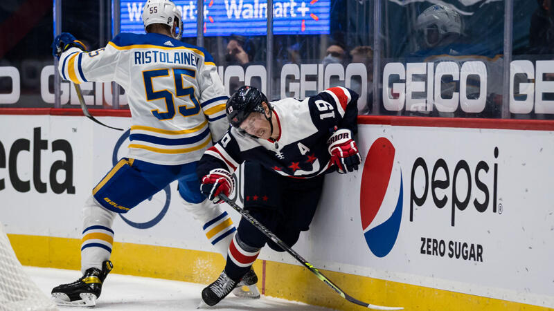 <a href='/de/daten/news/eishockey/nhl/' class='tag'>NHL</a>: Washington verliert ohne Raffl in Buffalo 2:5