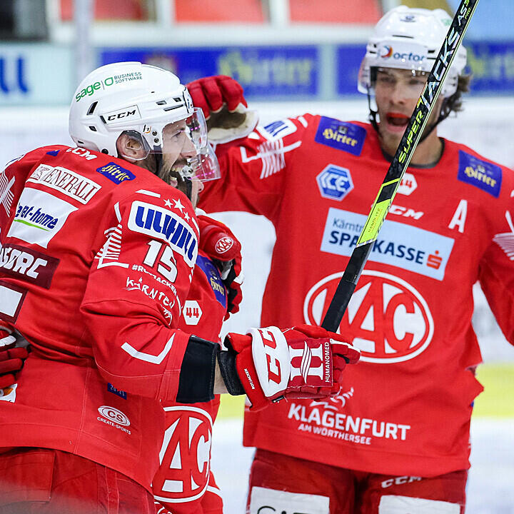 Der KAC sichert sich den ersten Matchpuck