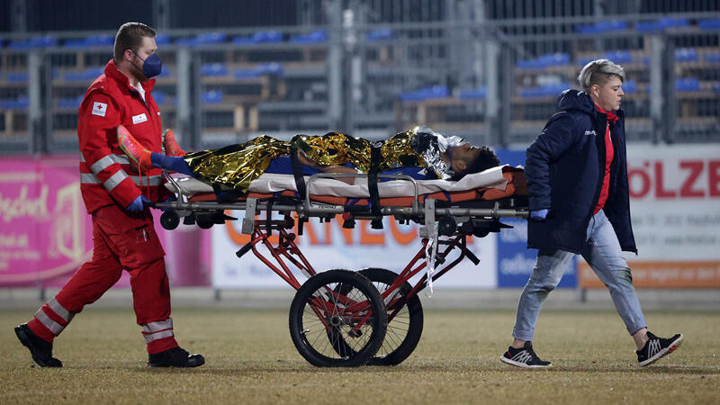 Horn-Violets nach Schock-Moment abgebrochen