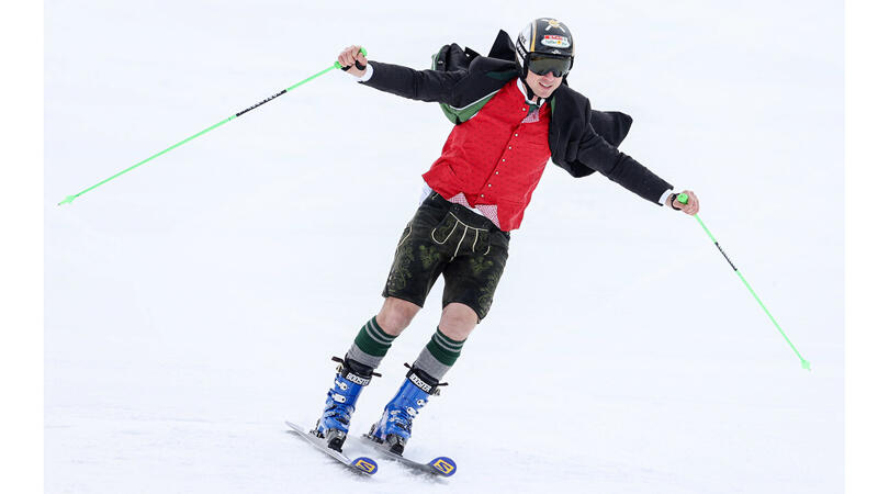 Hannes Reichelt: Abschiedsfahrt in der Lederhose - die Bilder