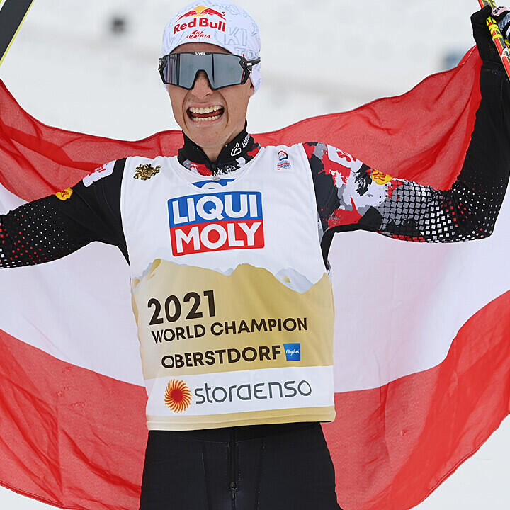 WM-GOLD für Kombinierer Johannes Lamparter