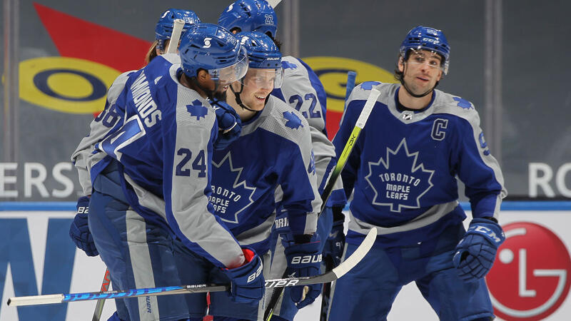Maple Leafs überrollen Oilers erneut