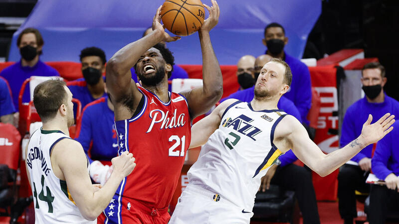 Embiid-Gala bei OT-Sieg der Sixers gegen Utah