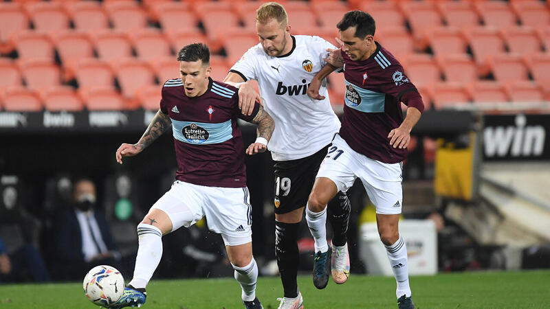 Valencia biegt <a href='/de/daten/news/fussball/celta-vigo/' class='tag'>Celta Vigo</a> am letzten Drücker