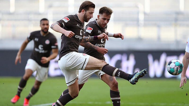 Burgstaller-Doppelpack sichert St. Pauli Sieg