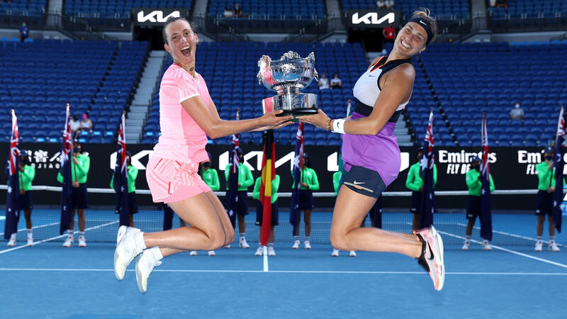 Mertens/Sabalenka holen Doppel-Titel