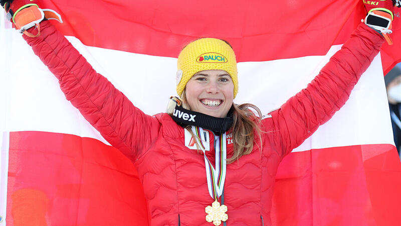 Liensberger-Sieg am Funk: "Du bist Weltmeisterin!"