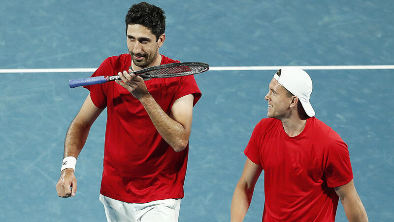 <a href='/de/daten/news/tennis/atp/' class='tag'>ATP</a> Cup: Niederlage für ÖTV-Team gegen Frankreich