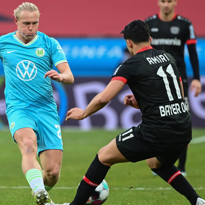 Wolfsburg besiegt Leverkusen im Verfolger-Duell