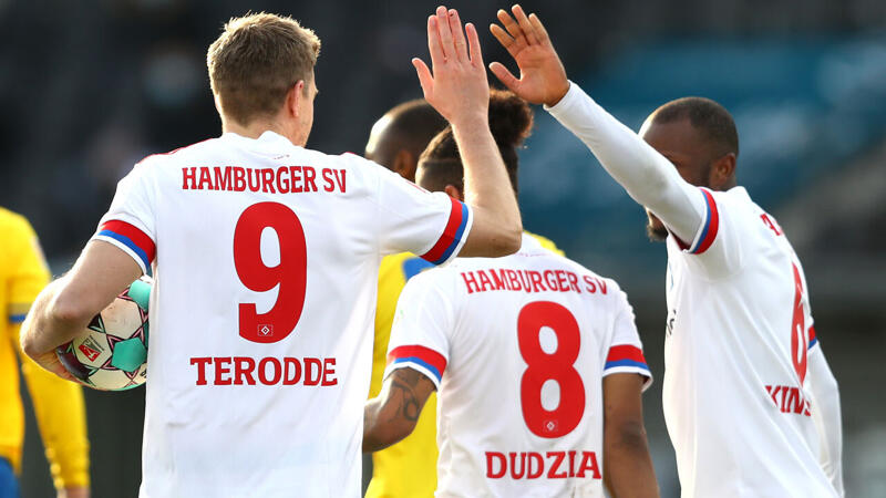 HSV dreht 0:2-Rückstand bei Nachzügler noch