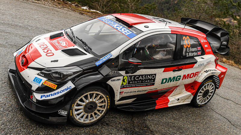 <a href='/de/daten/news/motorsport/elfyn-evans/' class='tag'>Elfyn Evans</a> bei <a href='/de/daten/news/rallye/' class='tag'>Rallye</a> Monte Carlo vorne