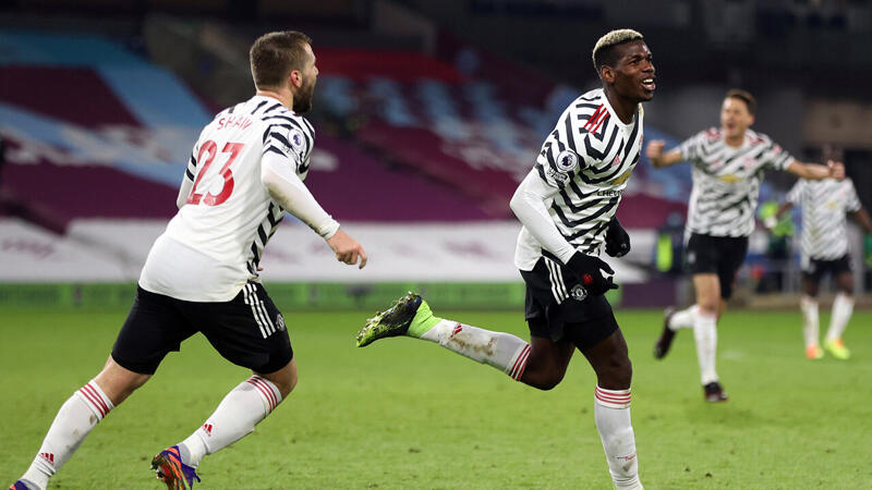 Pogba schießt <a href='/de/daten/news/fussball/manchester-united/' class='tag'>Manchester United</a> an die Spitze