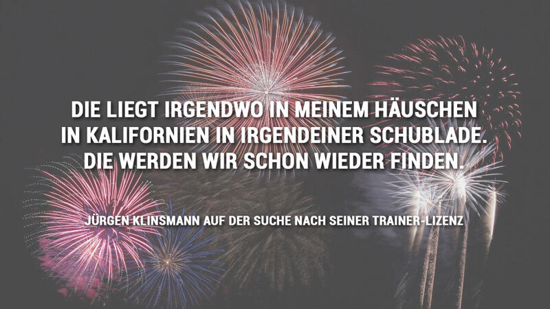 Diashow: Die besten Sprüche des Sport-Jahres 2020