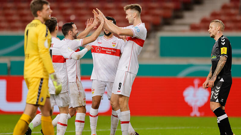 Kalajdzic schießt Stuttgart im Pokal weiter