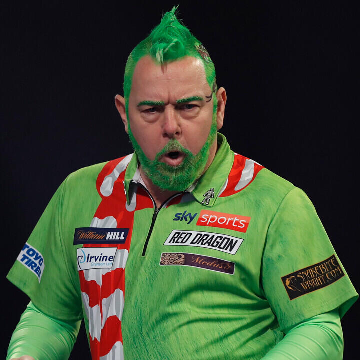 "Grinch" liefert Show am Dart-WM-Eröffnungstag