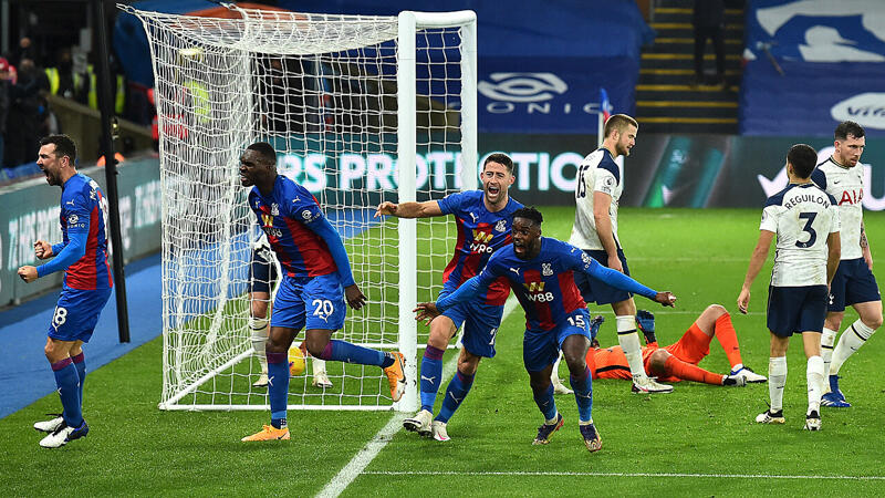 Tottenham verspielt Sieg bei <a href='/de/daten/news/fussball/crystal-palace/' class='tag'>Crystal Palace</a> spät