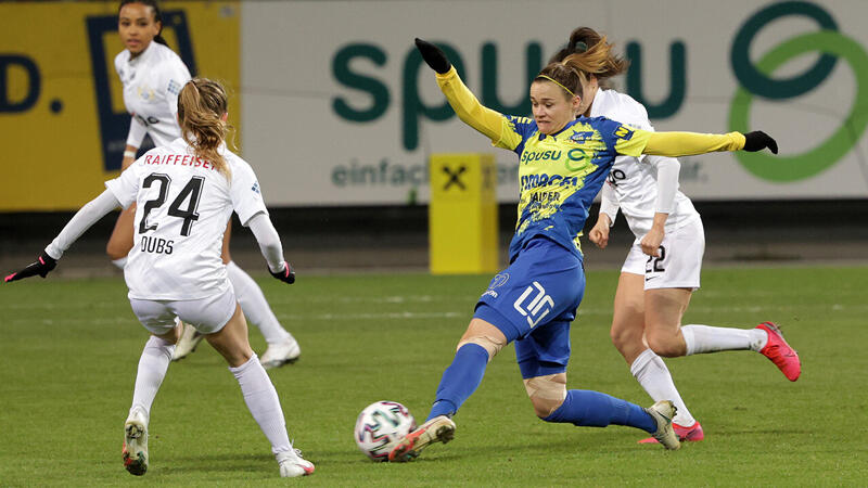 SKN-Frauen gewinnen CL-Hinspiel gegen Zürich