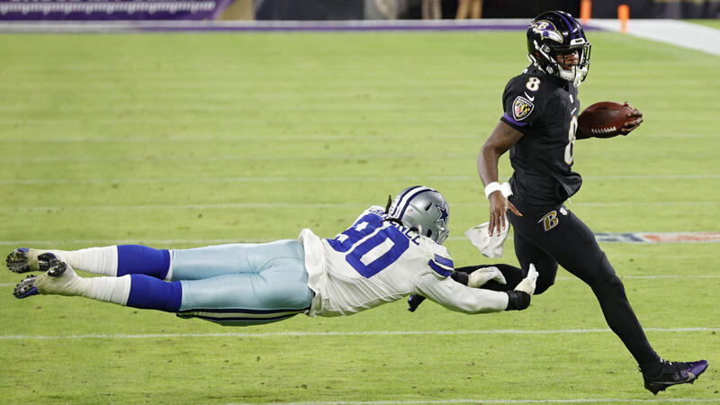 <a href='/de/daten/news/american-football/nfl/' class='tag'>NFL</a>: Jackson-Comeback bei Ravens-Sieg über Dallas