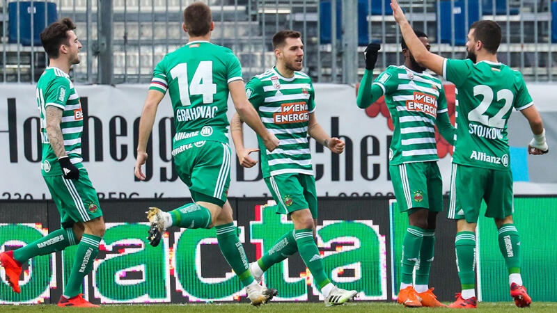 Rapid siegt souverän in Hartberg