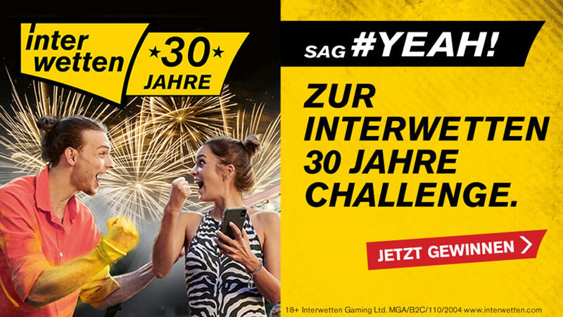 Interwetten-Challenge zum 30. Geburtstag
