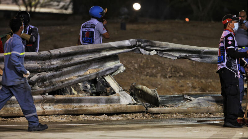 Bahrain: Änderungen an Grosjeans Unfallstelle