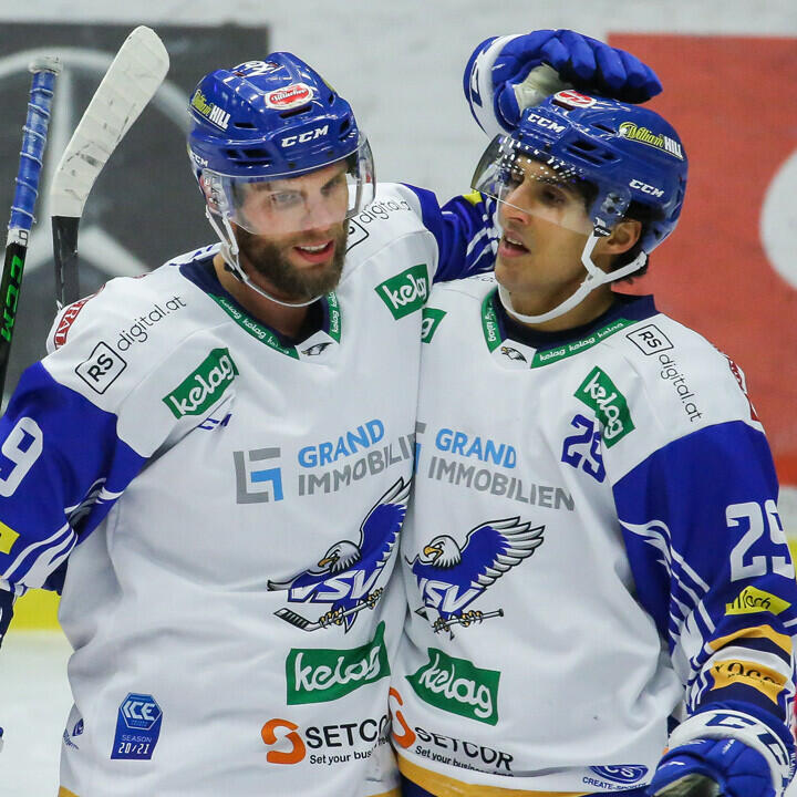 VSV feiert Derby-Sieg bei Raffl-Rückkehr
