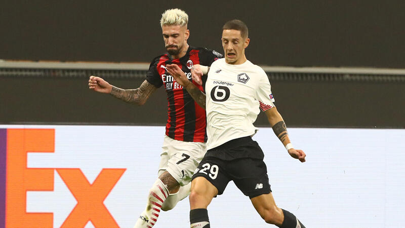 Milan verpasst gegen Lille EL-Tabellenführung