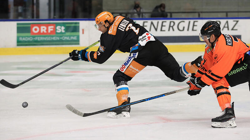 Grazer feiern späten Sieg gegen <a href='/de/daten/news/eishockey/black-wings-linz/' class='tag'>Black Wings Linz</a>
