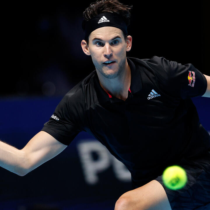 Thiem mit breiter Brust gegen Rublev
