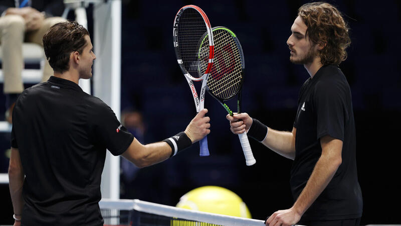 Thiem dank Tsitsipas-Sieg im Halbfinale