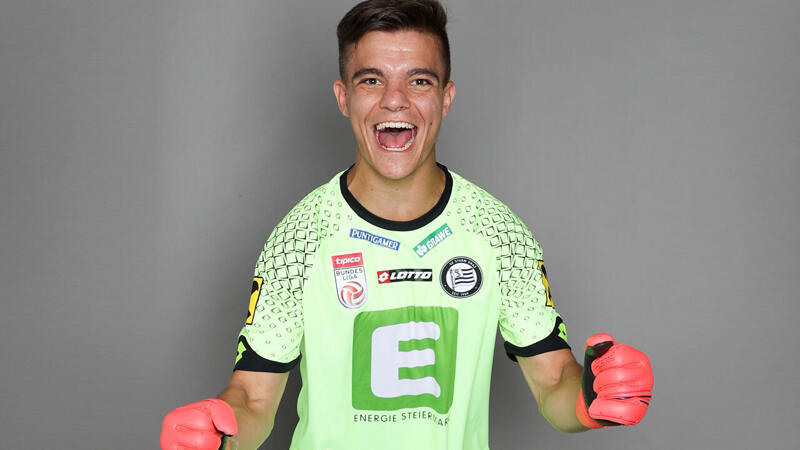 SK Sturm verlängert mit Torhüter-Talent