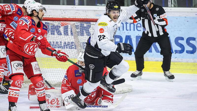 Dornbirn gewinnt beim <a href='/de/daten/news/eishockey/kac/' class='tag'>KAC</a> nach Penaltyschießen