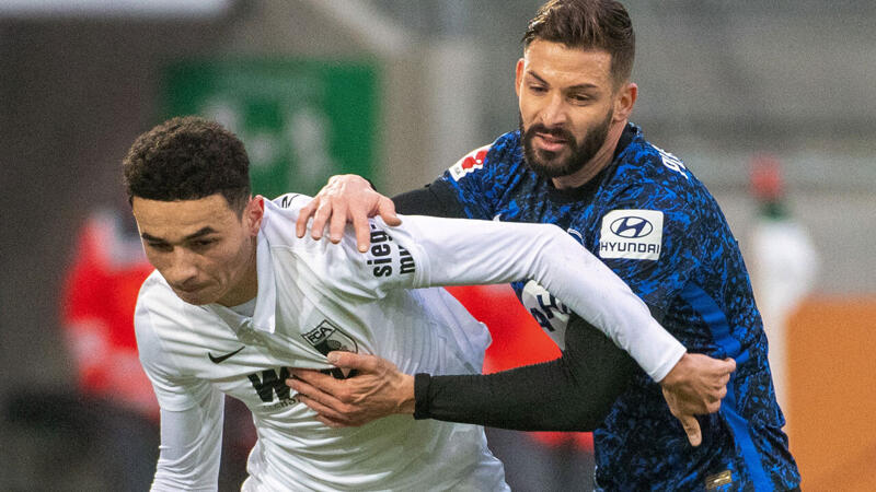 Hertha-Befreiungsschlag in Augsburg