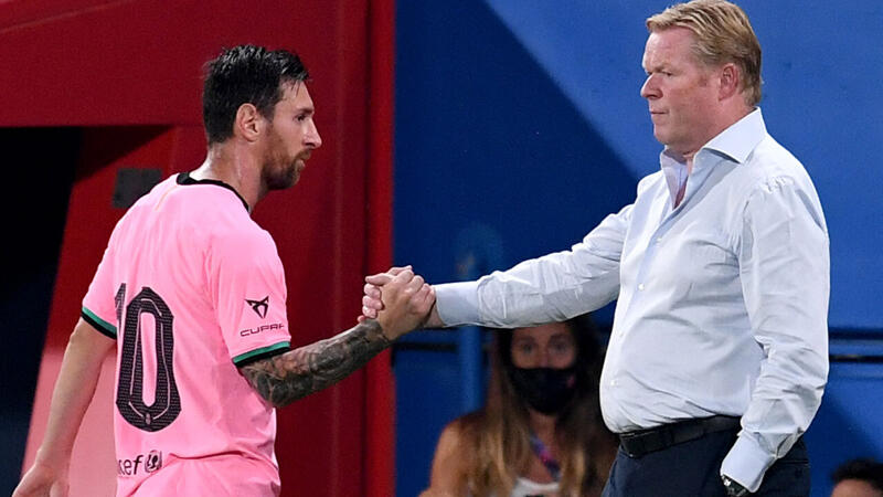Koeman verteidigt Messi nach Setien-Kritik