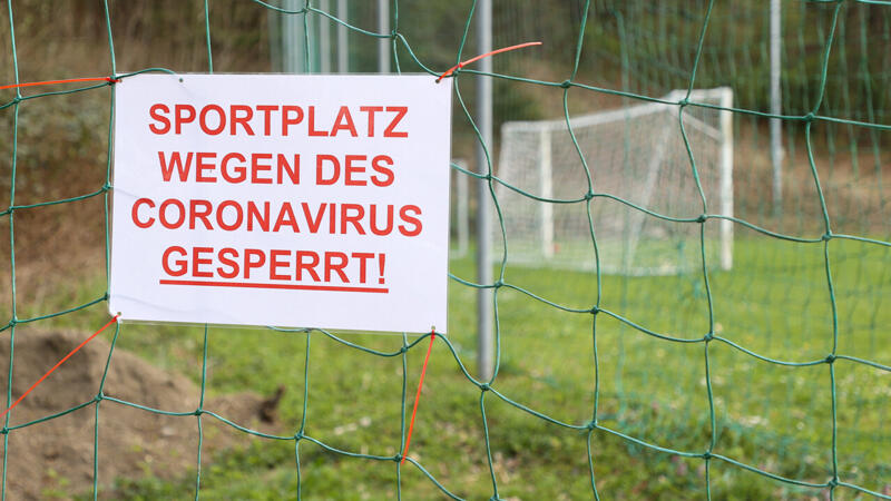 Corona: Regierung dreht Amateur-Sport ab