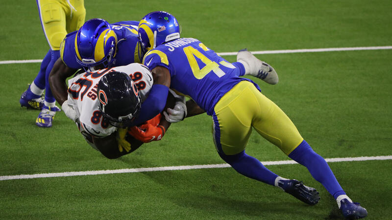 <a href='/de/daten/news/american-football/nfl/' class='tag'>NFL</a>: L.A. Rams feiern klaren Sieg gegen Bears