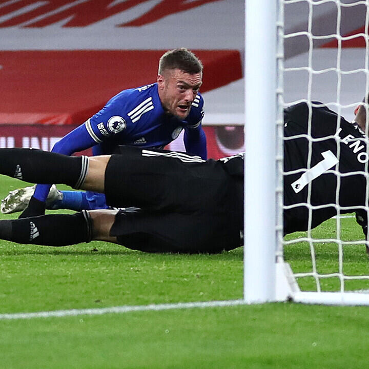 Jamie Vardy erzielt gegen Arsenal den Goldtreffer