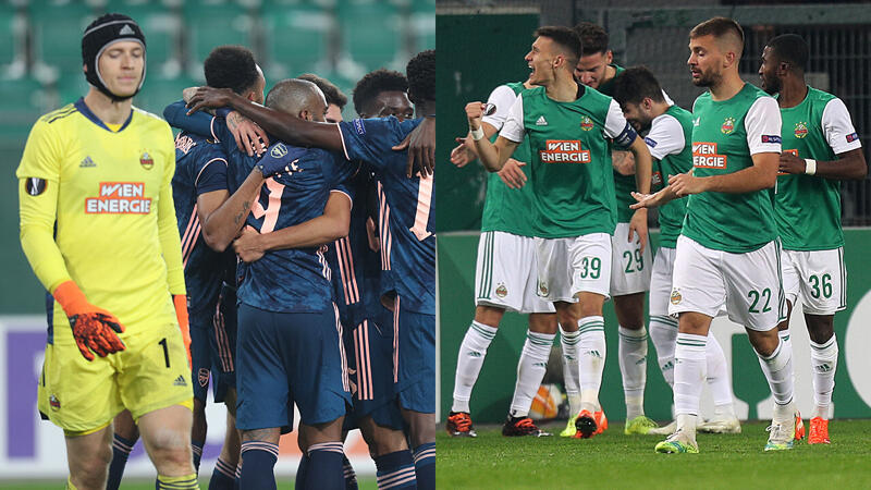 Wie Rapid gegen Arsenal Balanceakt meisterte