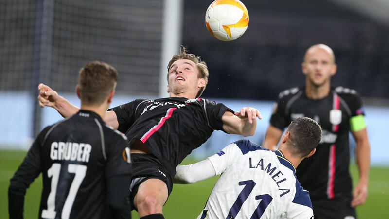 <a href='/de/daten/news/fussball/lask/' class='tag'>LASK</a> bei Tottenham ohne Chance