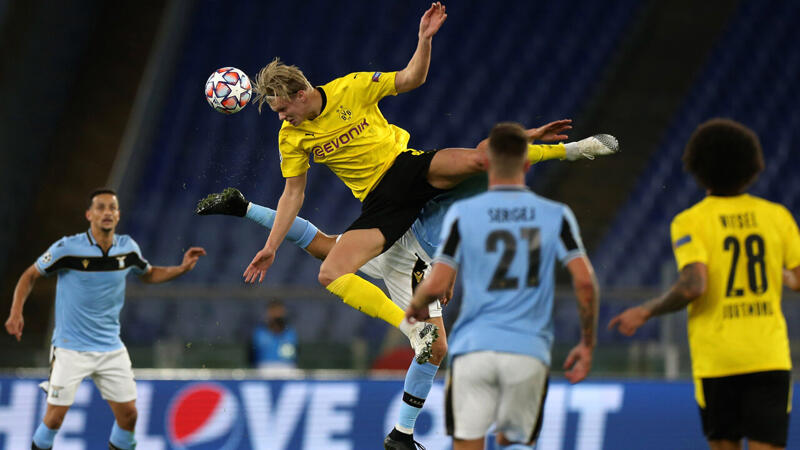 <a href='/de/daten/news/fussball/lazio-rom/' class='tag'>Lazio Rom</a> führt <a href='/de/daten/news/fussball/borussia-dortmund/' class='tag'>Borussia Dortmund</a> vor