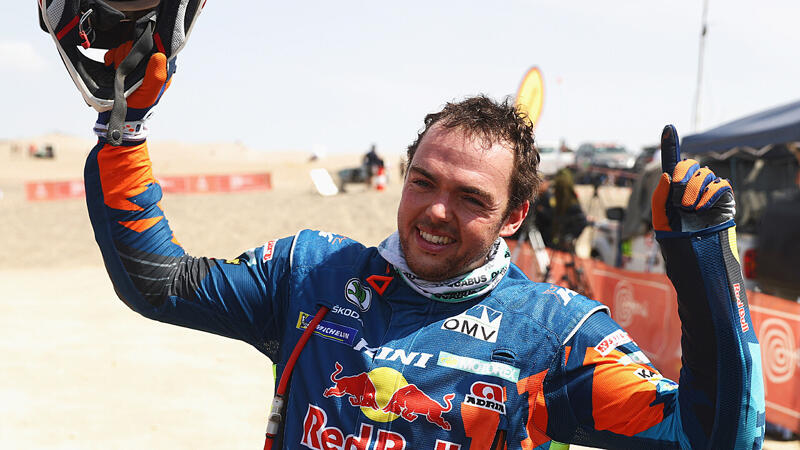 Matthias Walkner Tages-Zweiter auf der 3. Etappe