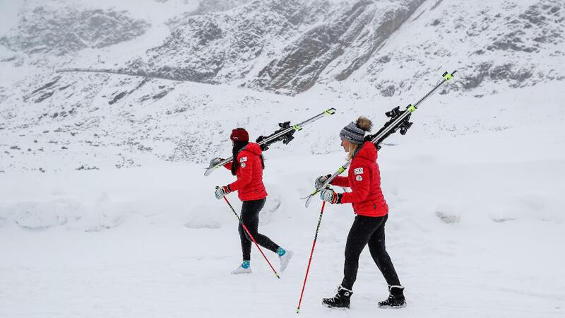 Grünes Licht aus dem weißen Sölden