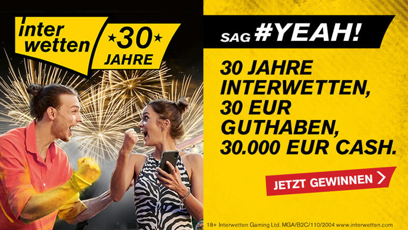 Interwetten blickt zum 30. Geburtstag zurück
