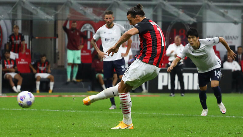 Ibrahimovic schießt Milan im Alleingang zum Sieg