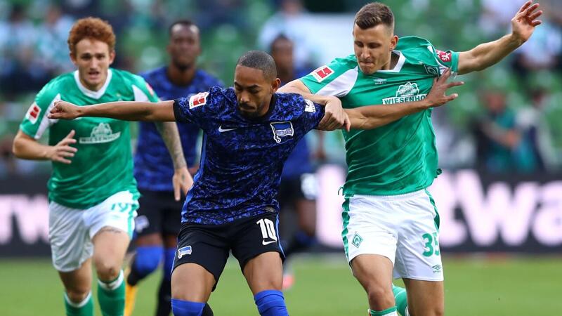 Hertha in Bremen ungefährdet