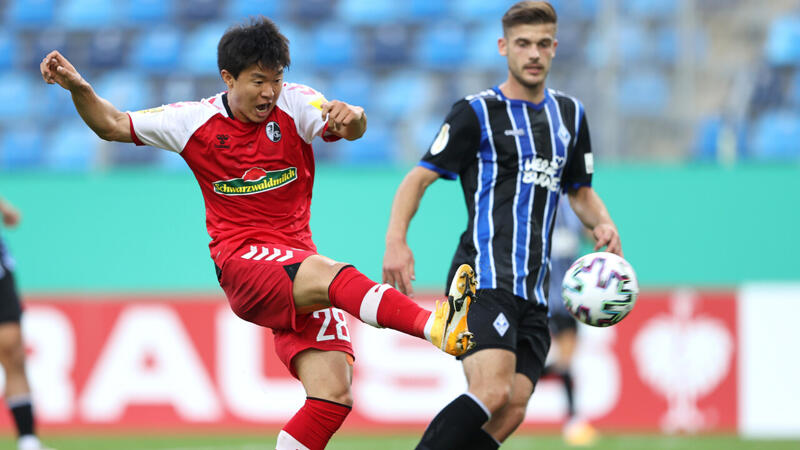 <a href='/de/daten/news/fussball/sc-freiburg/' class='tag'>SC Freiburg</a> zittert im DFB-Pokal