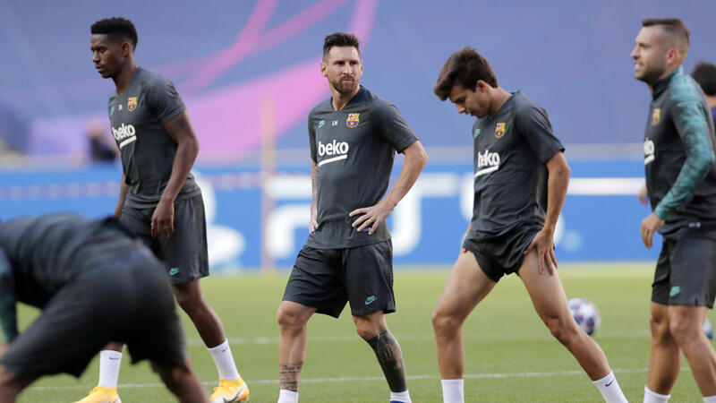 Messi wieder im Barca-Mannschaftstraining
