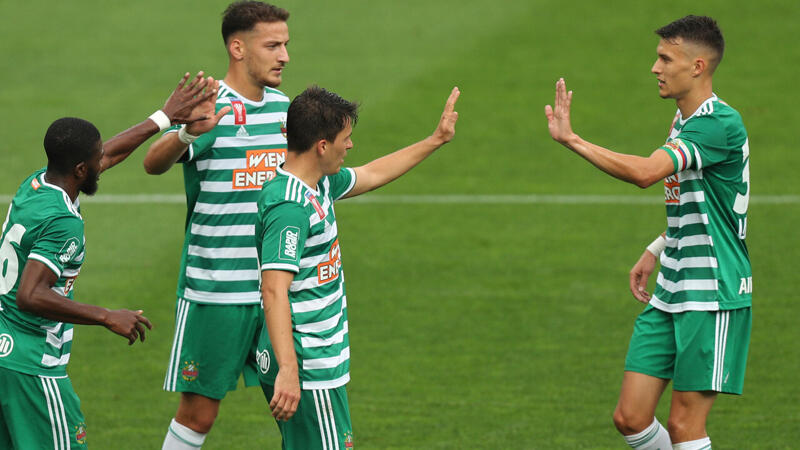 Rapid lässt in erster Cup-Runde nichts anbrennen